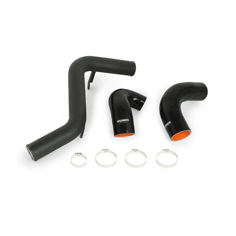 Mishimoto MISMMICP-FOST-13HWBK 2013+ Ford Focus ST Hot Side Intercooler Pipe Kit - Wrinkle Black №1