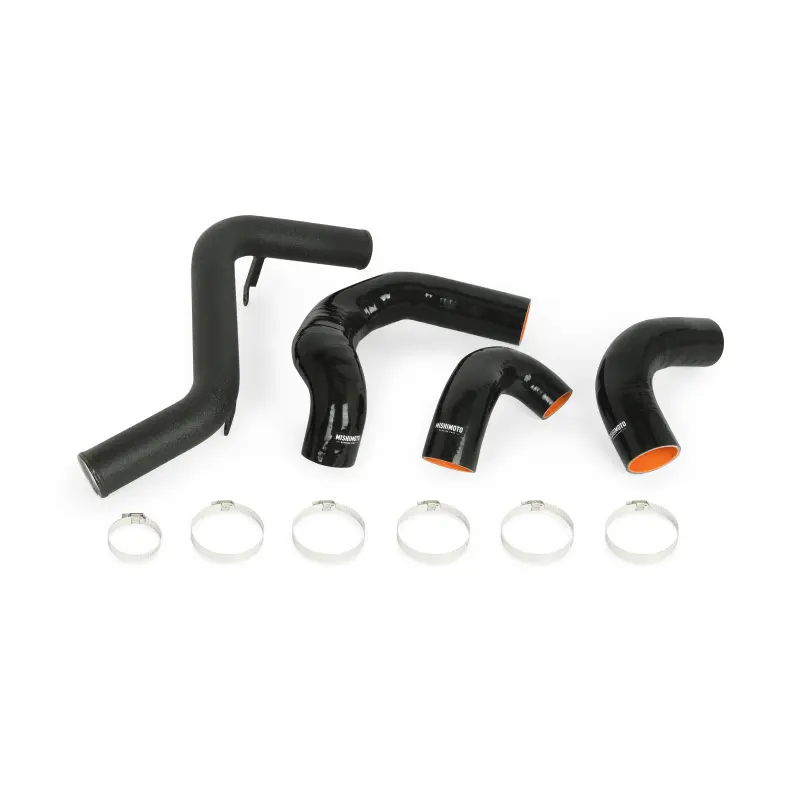 Mishimoto MISMMICP-FOST-13KWBK 2013+ Ford Focus ST Intercooler Pipe Kit - Wrinkle Black