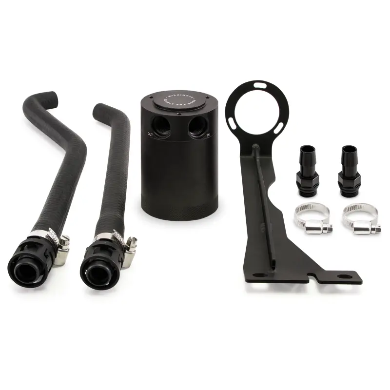 Mishimoto MISMMBCC-FIST-14PBE 2014+ Ford Fiesta ST Baffled Oil Catch Can Kit - Black