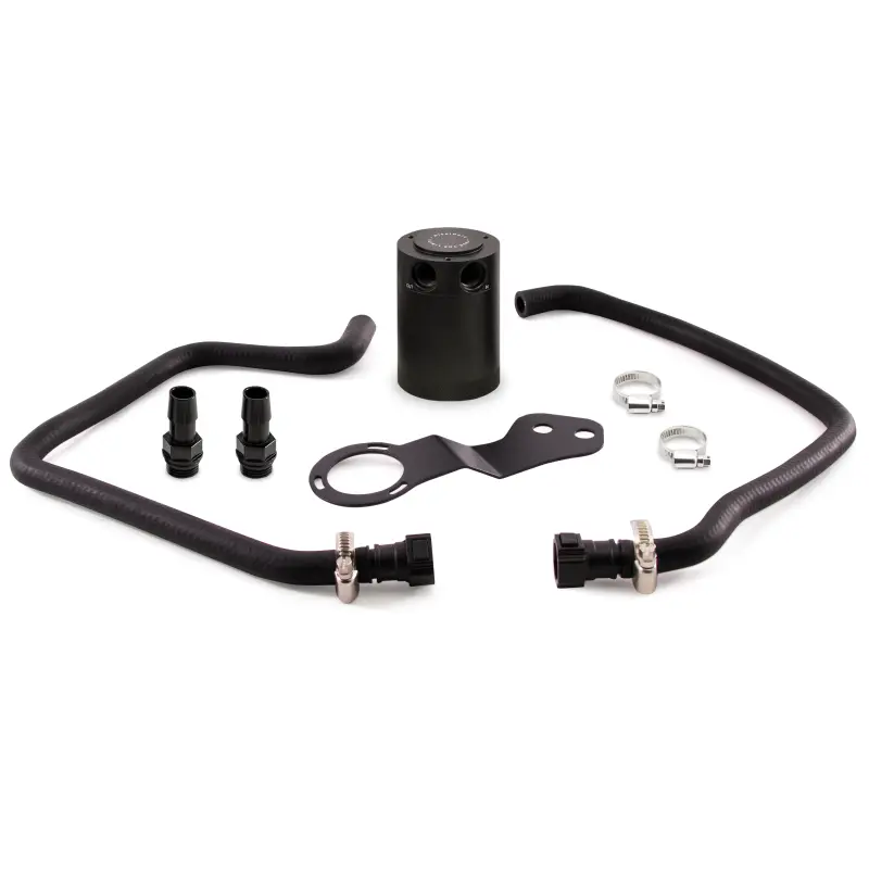 Mishimoto MISMMBCC-CAM8-16PBE 2016+ Chevrolet Camaro SS Baffled Oil Catch Can Kit - Black