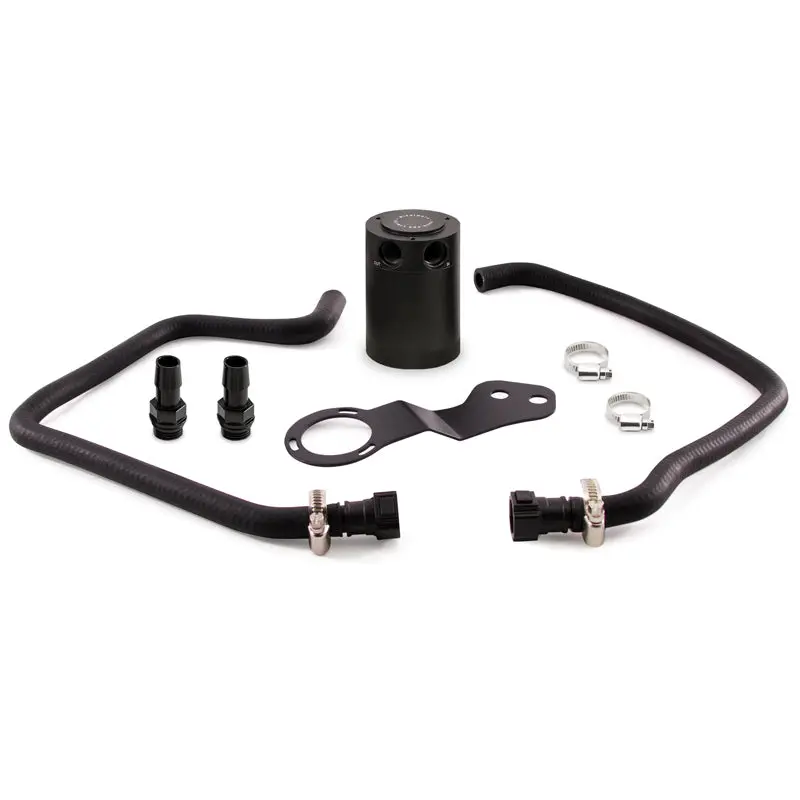 Mishimoto MISMMBCC-CAM8-16PBE 2016+ Chevrolet Camaro SS Baffled Oil Catch Can Kit - Black №3