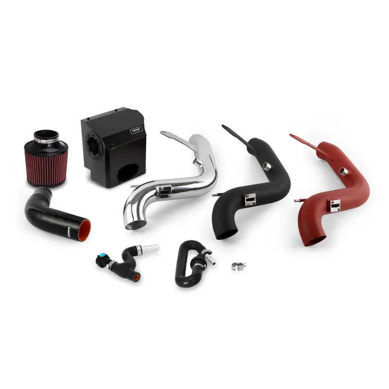 Mishimoto MISMMAI-FIST-16WRD 2016 Ford Fiesta ST 1.6L Performance Air Intake Kit - Wrinkle Red