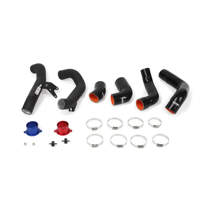 Mishimoto MISMMICP-CIV-16KWBK 2016+ Honda Civic 1.5T/Si Performance Intercooler Pipe Kit- Wrinkle Black