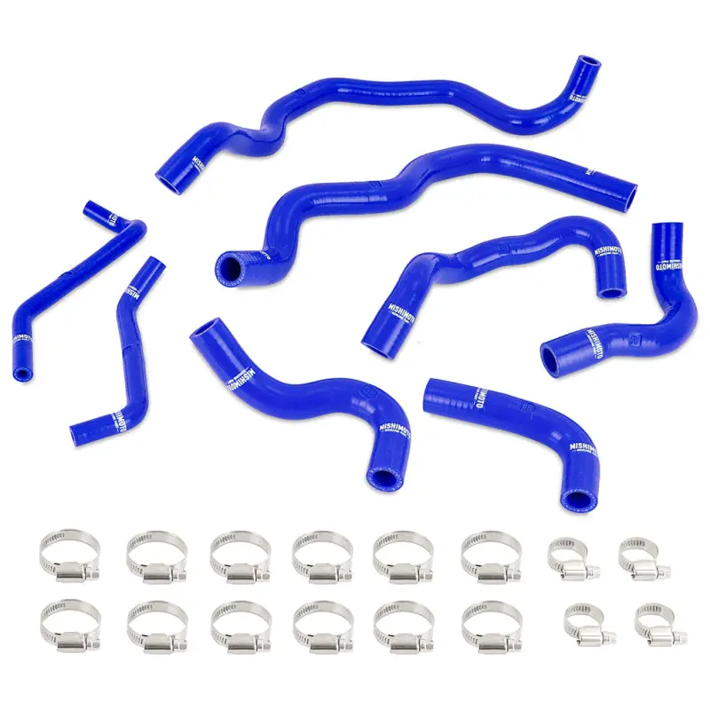 Mishimoto MISMMHOSE-Q50-16ANCBL 2016+ Infiniti Q50/Q60 3.0T Ancillary Coolant Hose Kit - Blue №1