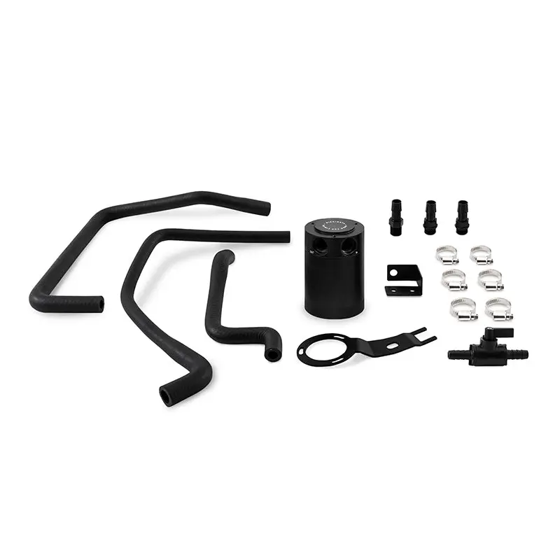 Mishimoto MISMMBCC-MIA-16PBE 2016+ Mazda Miata Baffled Oil Catch Can Kit - Black