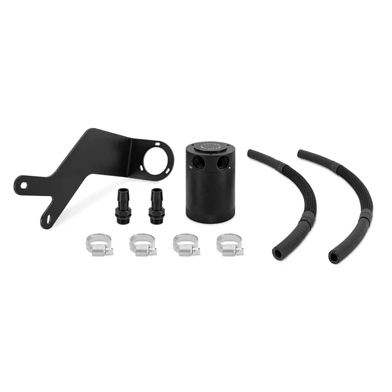 Mishimoto MISMMBCC-XTK-18P 2018 - 2020 Subaru Crosstrek Baffled Oil Catch Can Kit - Black №1