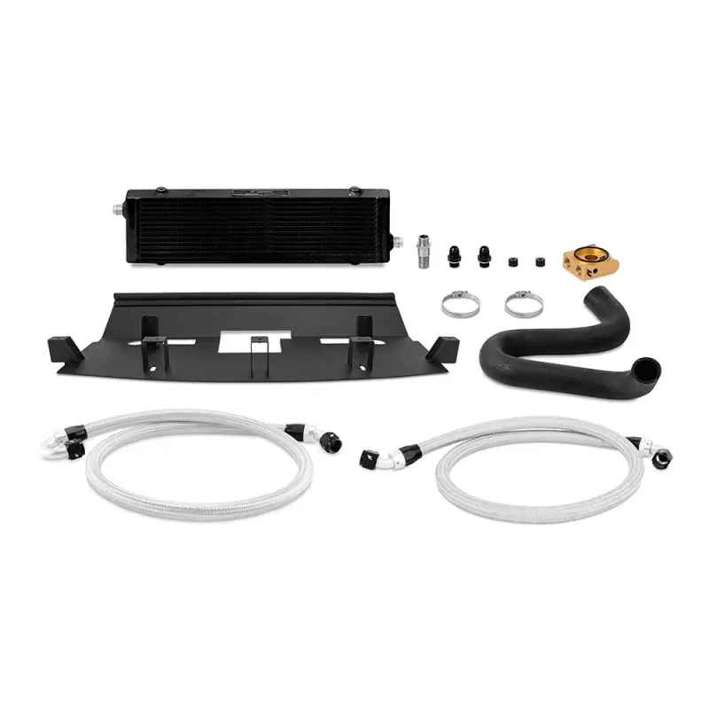 Mishimoto MISMMOC-MUS8-18TBK 2018+ Ford Mustang GT Thermostatic Oil Cooler Kit - Black №1