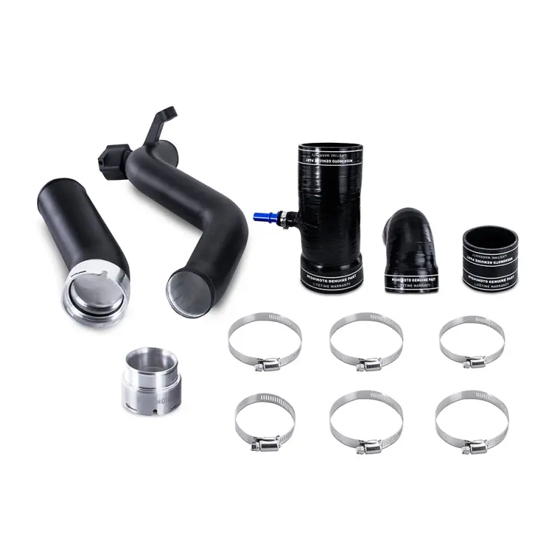 Mishimoto MISMMICP-RGR-19KMWBK 2019+ Ford Ranger 2.3L Intercooler Pipe & Boot Kit - Micro-Wrinkle Black №1