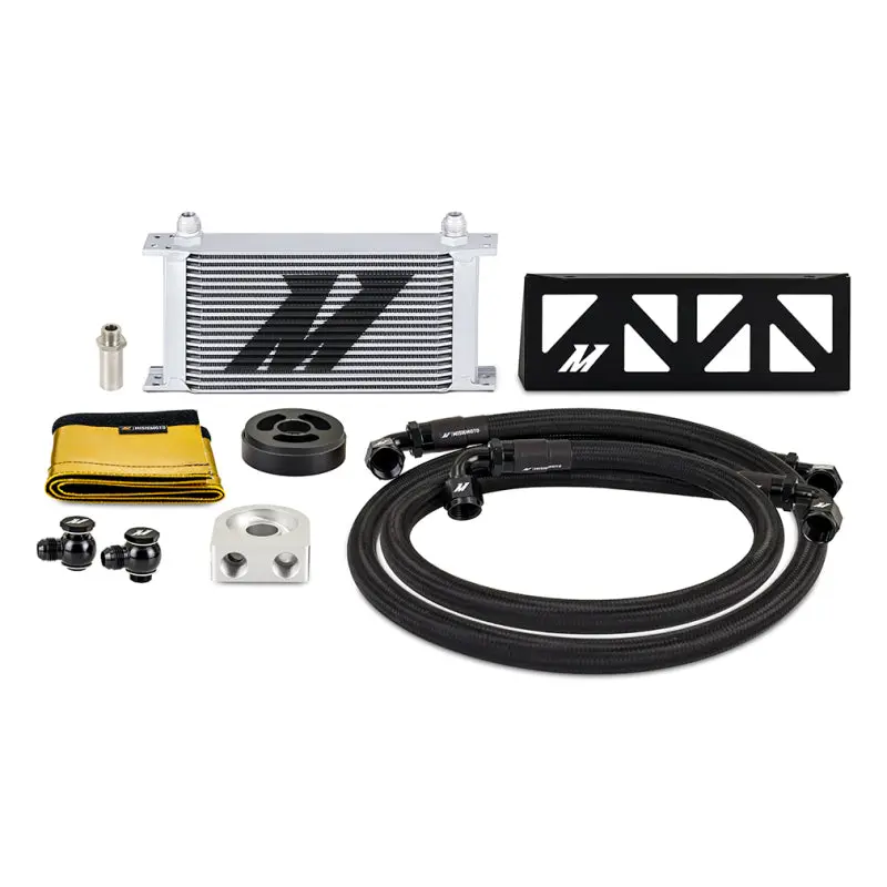 Mishimoto MISMMOC-BRZ-22NTSL 2022+ Subaru BRZ/Toyota GR86 Oil Cooler Kit - Silver