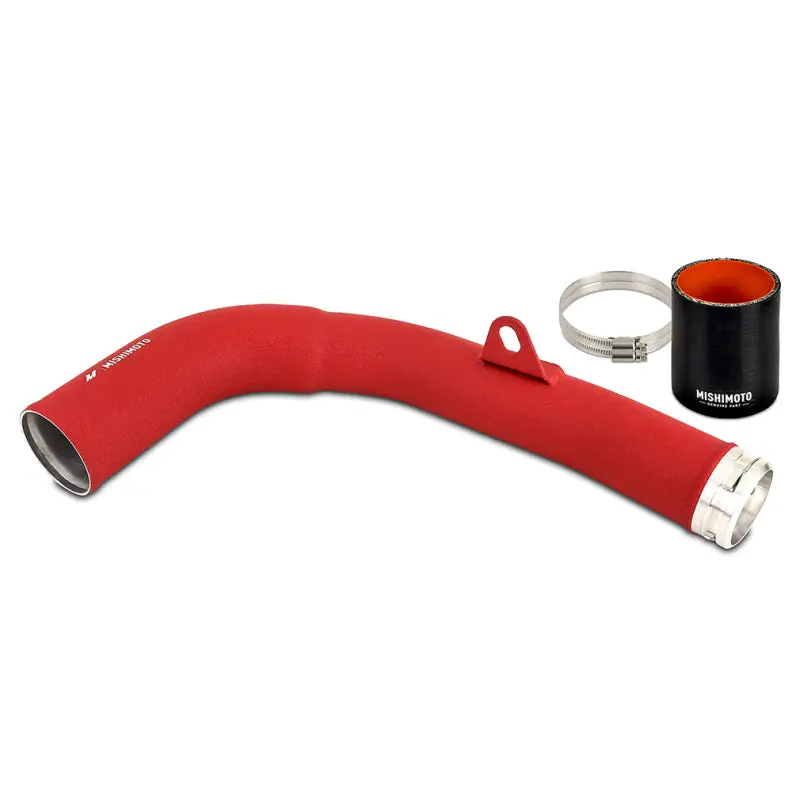 Mishimoto MISMMICP-WRX-22WRD 2022+ Subaru WRX Charge Pipe - Wrinkle Red