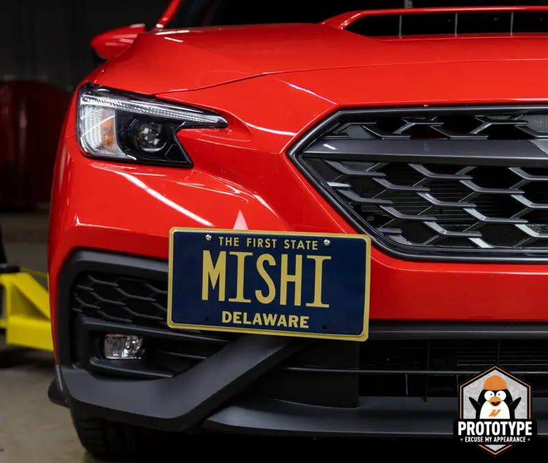 Mishimoto MISMMLP-WRX-22 2022+ Subaru WRX License Plate Relocation Kit №6