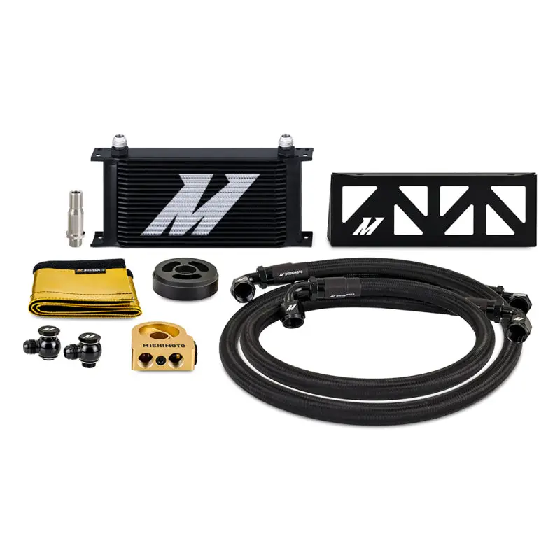 Mishimoto MISMMOC-BRZ-22TBK 22+ Subaru BRZ/Toyota GR86 Oil Cooler Kit Thermostatic - Black №1