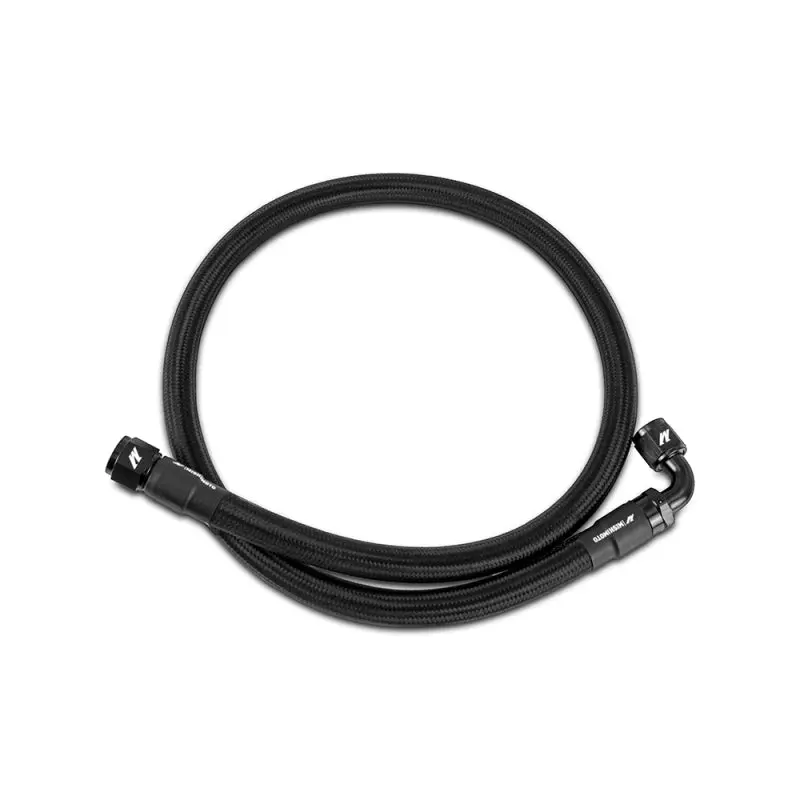 Mishimoto MISMMSBH-10-4BK 4Ft Stainless Steel Braided Hose W/ -10AN Straight/90 Fittings - Black №3