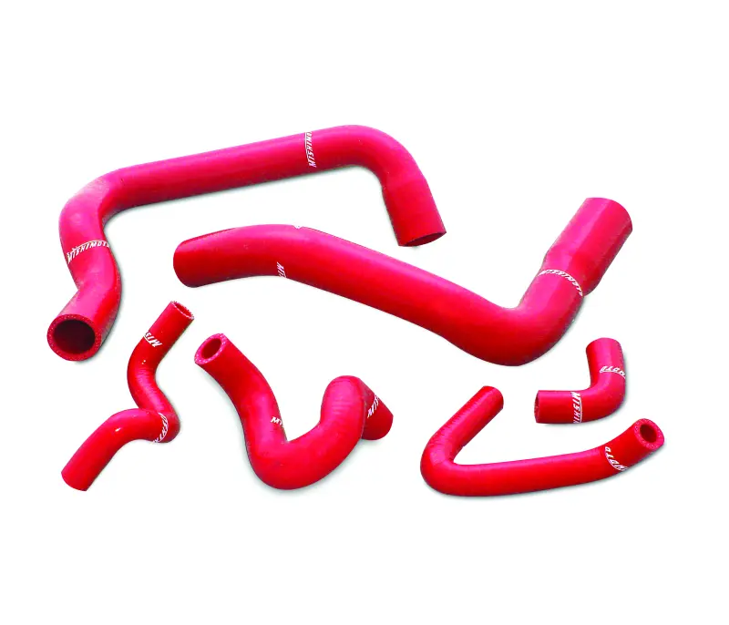 Mishimoto MISMMHOSE-MUS-86RD 86-93 Ford Mustang Red Silicone Hose Kit