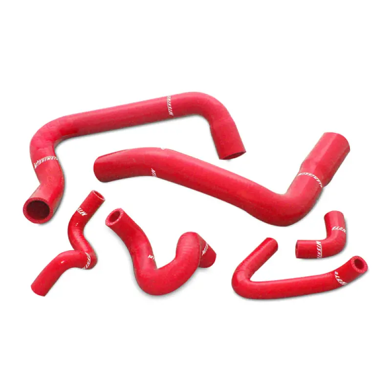 Mishimoto MISMMHOSE-MUS-86RD 86-93 Ford Mustang Red Silicone Hose Kit №3