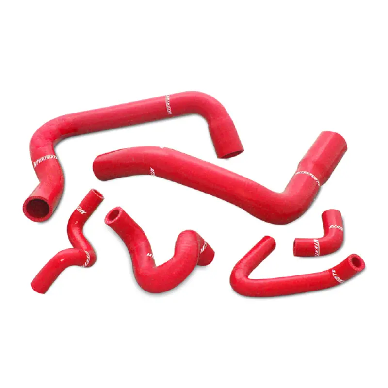 Mishimoto MISMMHOSE-MUS-86RD 86-93 Ford Mustang Red Silicone Hose Kit №4