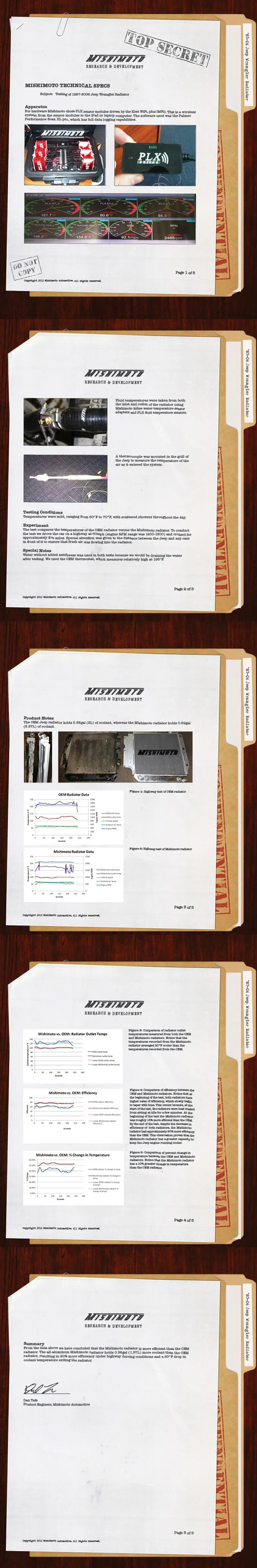 Mishimoto MISMMRAD-WRA-87 87-06 Jeep Wrangler (Does Not Fit 2010 Wrangler) YJ & TJ Aluminum Performance Radiator №20