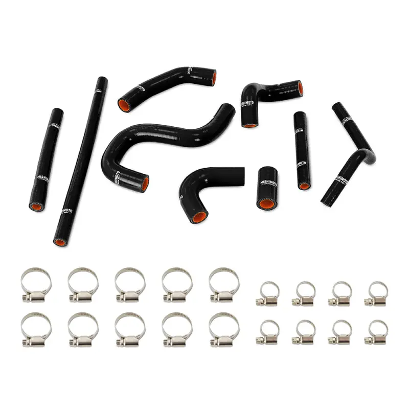 Mishimoto MISMMHOSE-4RUN34-96HHRBK 96-02 Toyota 4Runner 3.4L (W/ Rear Heater) Silicone Heater Hose Kit - Black