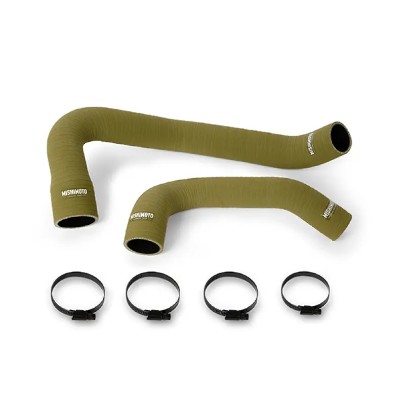 Mishimoto MISMMHOSE-WR6-97OD 97-06 Jeep Wrangler 6cyl Silicone Hose Kit Olive Drab №1