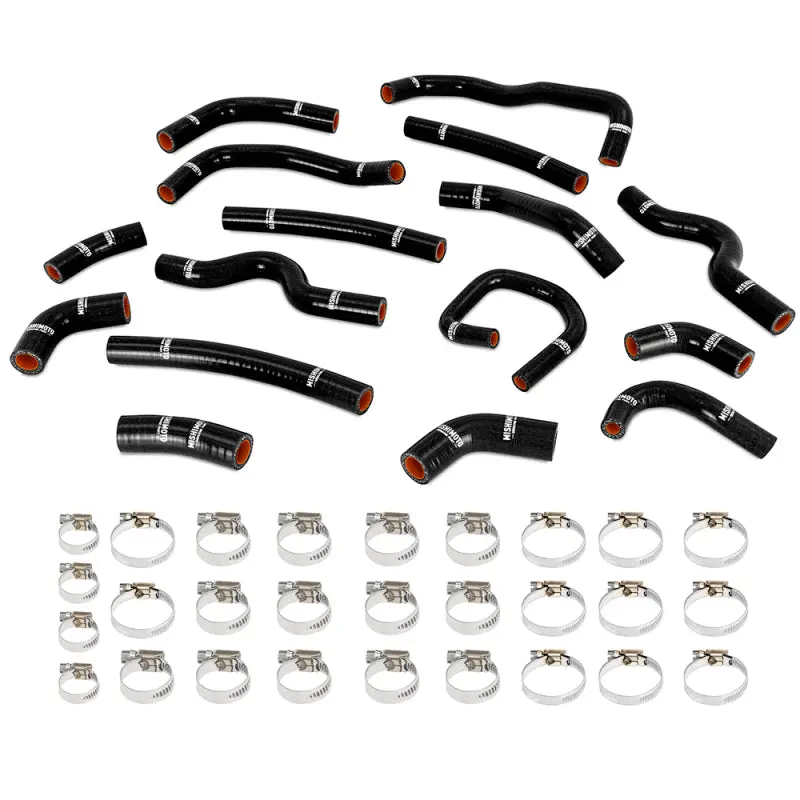 Mishimoto MISMMHOSE-LCR-99HHBK 98-07 Land Cruiser 4.5L I6 Silicone Radiator Hose Kit - Black