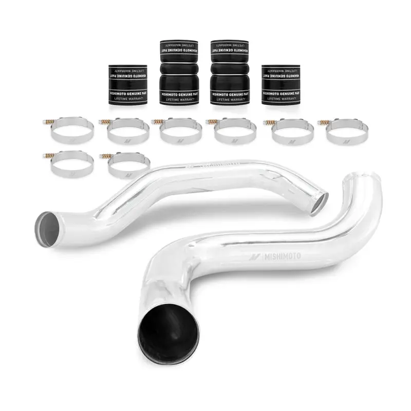 Mishimoto MISMMICP-F2D-99KP 99-03 Ford 7.3L Powerstroke PSD Intercooler Pipe/Boot Kit - Polished