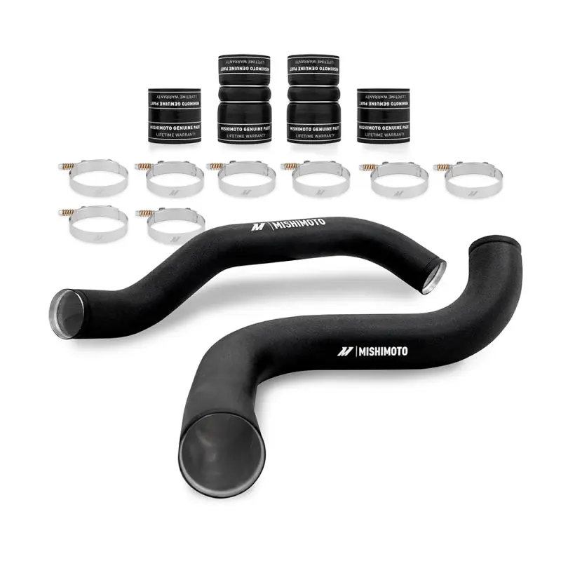 Mishimoto MISMMICP-F2D-99KWBK 99-03 Ford 7.3L Powerstroke PSD Intercooler Pipe/Boot Kit - Wrinkle Black №1