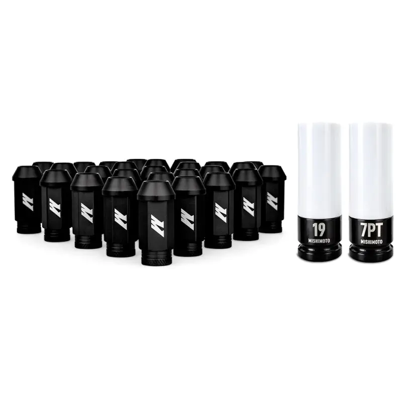 Mishimoto MISMMLG-15-27LBK Aluminum Locking Lug Nuts M12x1.5 27pc Set Black №1