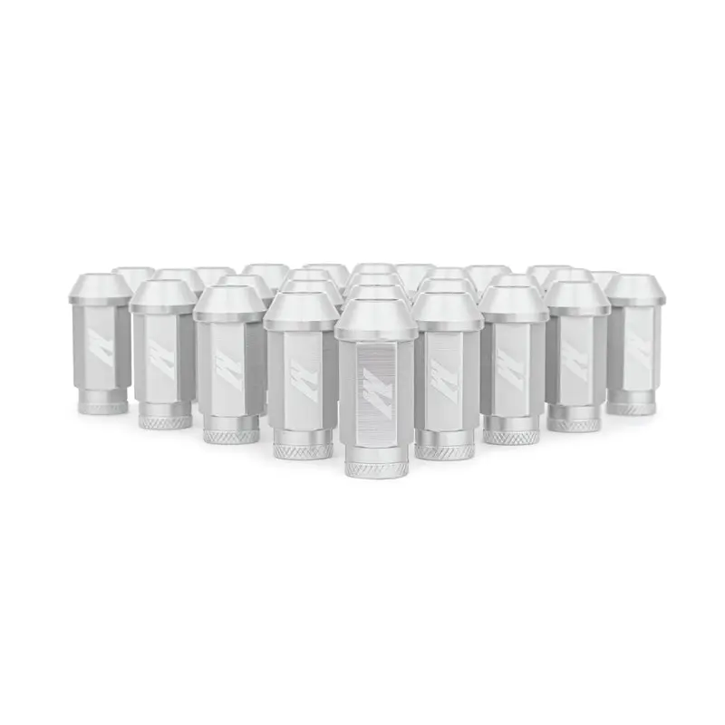 Mishimoto MISMMLG-15-27LSL Aluminum Locking Lug Nuts M12x1.5 27pc Set Silver №7