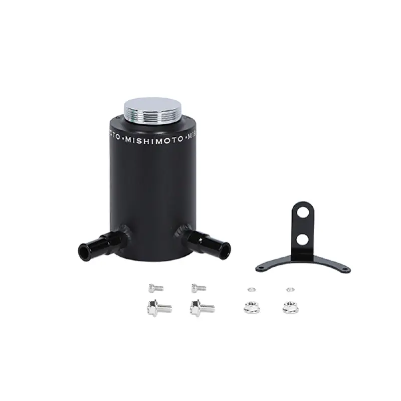 Mishimoto MISMMRT-PSAWBK Aluminum Power Steering Reservoir Tank - Wrinkle Black