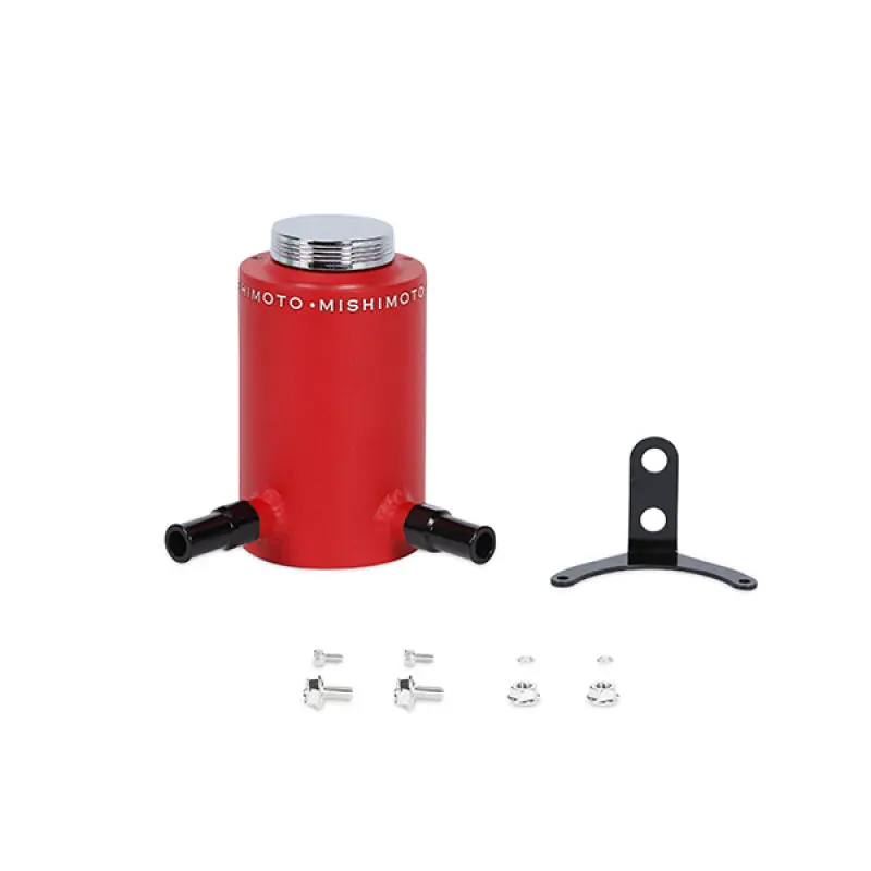 Mishimoto MISMMRT-PSAWRD Aluminum Power Steering Reservoir Tank - Wrinkle Red