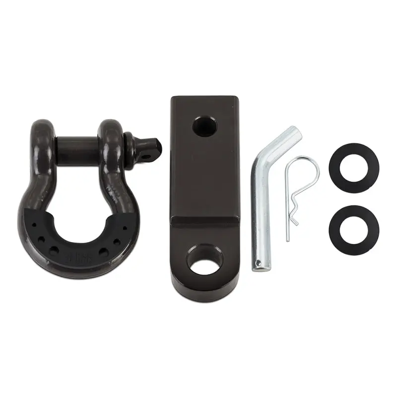 Mishimoto MISBNRS-BK Borne Hitch Receiver & Shackle Set Black №2