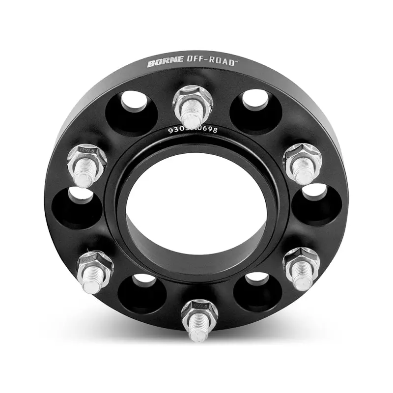 Mishimoto MISBNWS-005-250BK Borne Off-Road Wheel Spacers - 6x139.7 - 78.1 - 25mm - M14 - Black №2