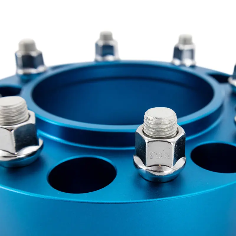 Mishimoto MISBNWS-005-250BL Borne Off-Road Wheel Spacers - 6x139.7 - 78.1 - 25mm - M14x1.5 - Blue №2