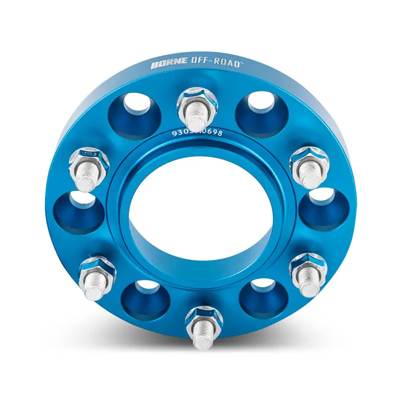 Mishimoto MISBNWS-005-250BL Borne Off-Road Wheel Spacers - 6x139.7 - 78.1 - 25mm - M14x1.5 - Blue №3