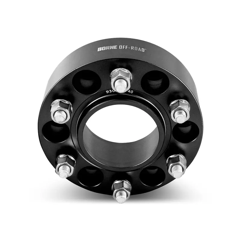 Mishimoto MISBNWS-001-350BK Borne Off-Road Wheel Spacers - 6x139.7 - 93.1 - 35mm - M12 - Black №2