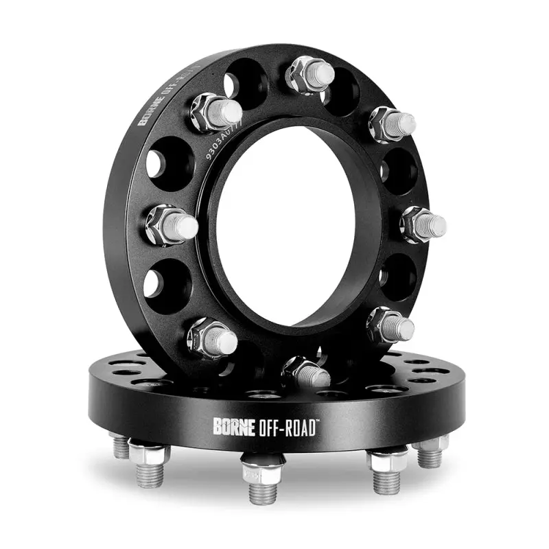 Mishimoto MISBNWS-006-381BK Borne Off-Road Wheel Spacers 8X165.1 121.3 38.1 M14 Blk №4