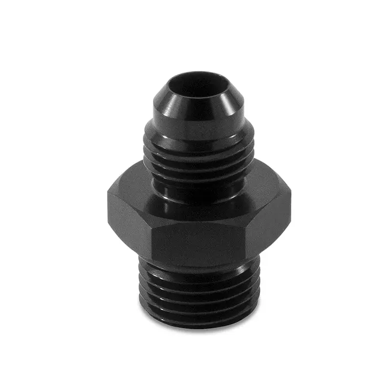 Mishimoto MISMMFT-M16-6BK M16 X 1.5 To -6AN Aluminum Fitting - Black