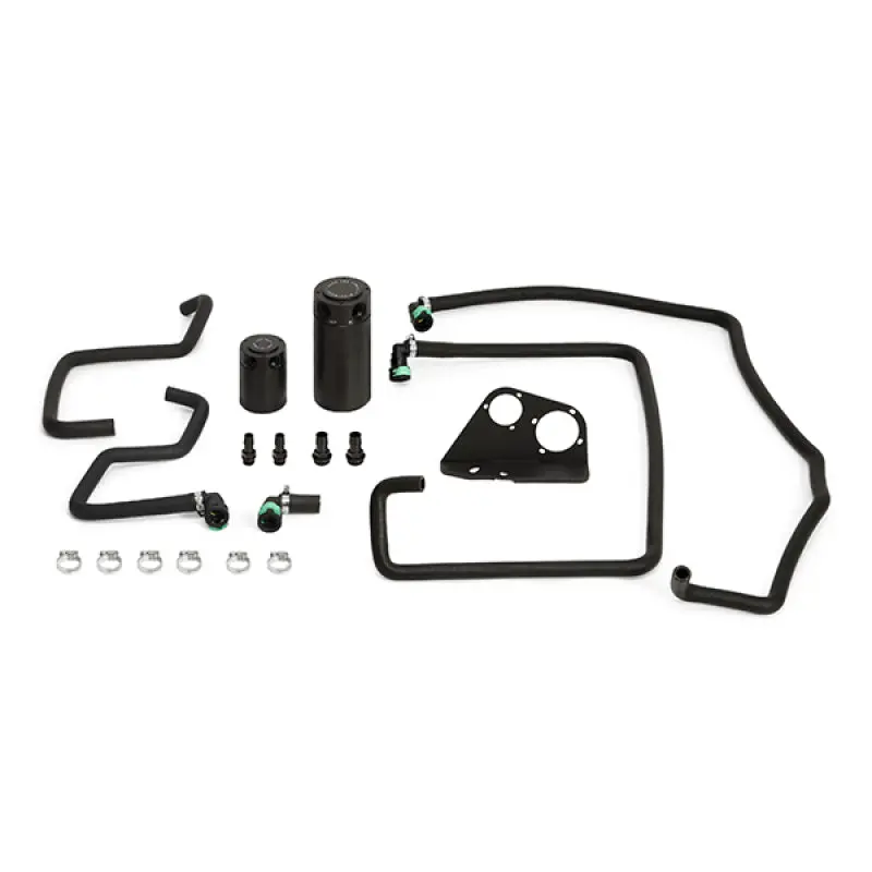 Mishimoto MMBCC-F35T-15SBE 15-16 Ford F-150 EcoBoost 3.5L Baffled Oil Catch Can Kit - Black №2