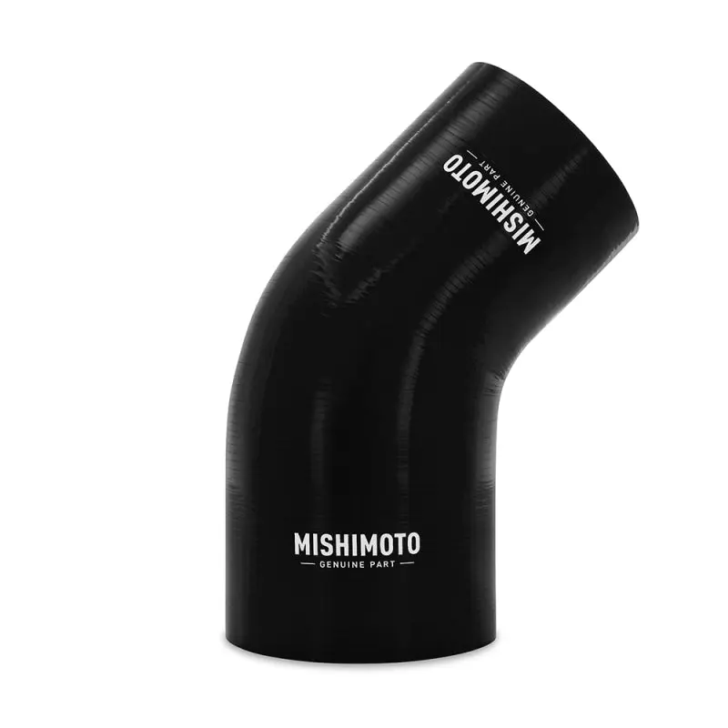 Mishimoto MISMMCP-R45-3540BK Silicone Reducer Coupler 45 Degree 3.5in To 4in - Black