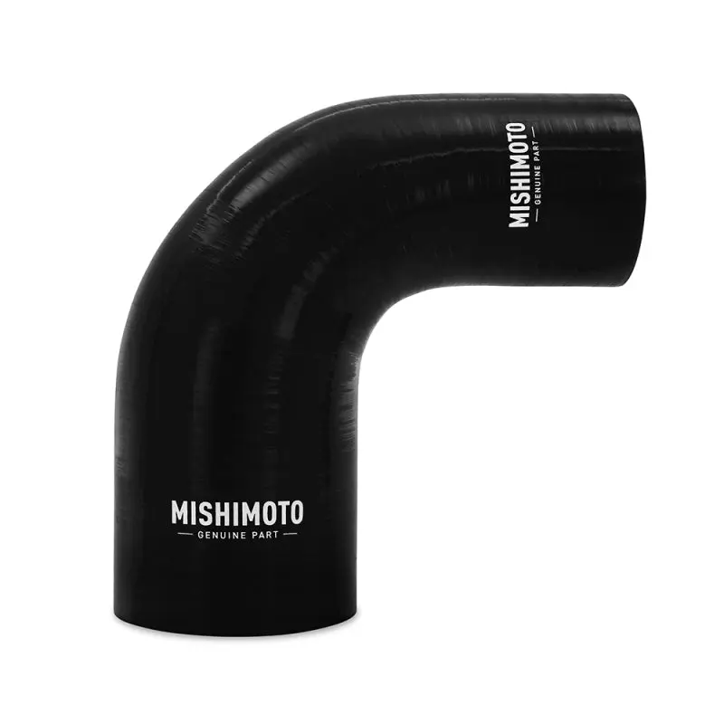 Mishimoto MISMMCP-R90-2530BK Silicone Reducer Coupler 90 Degree 2.5in To 3in - Black