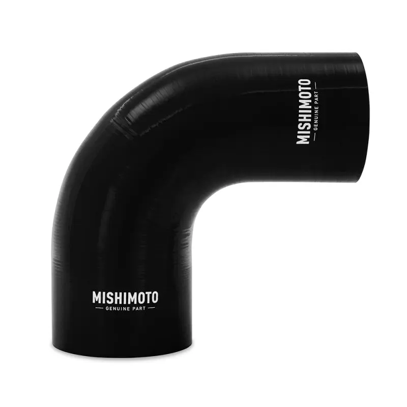 Mishimoto MISMMCP-R90-3540BK Silicone Reducer Coupler 90 Degree 3.5in To 4in - Black