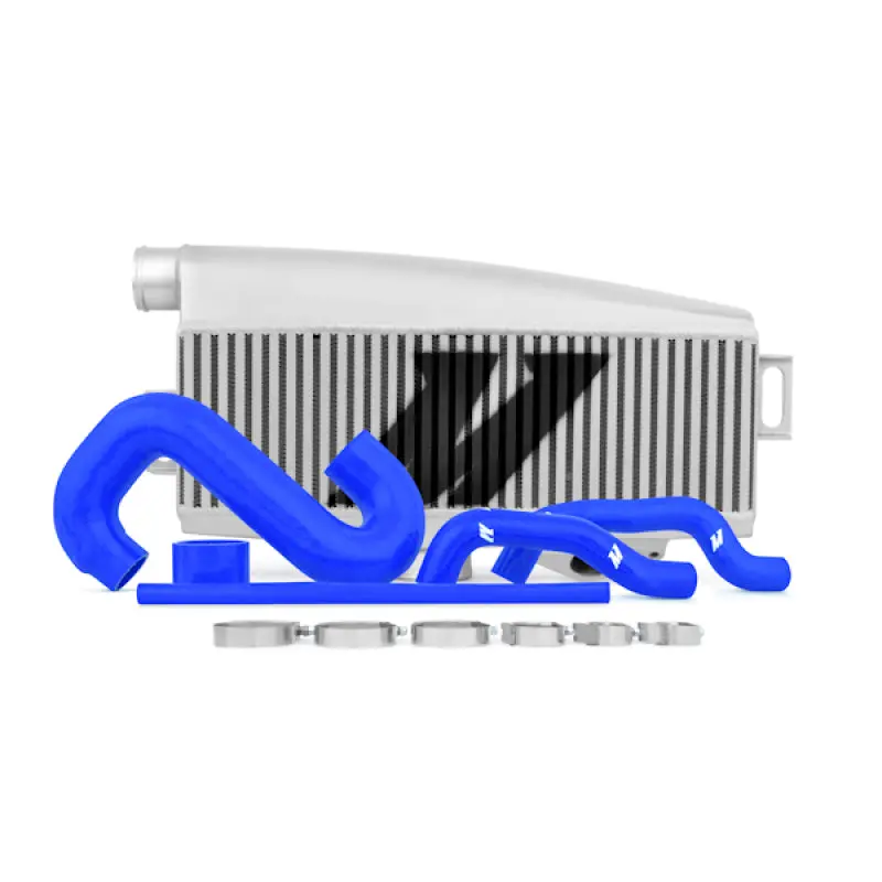 Mishimoto MISMMTMIC-WRX-01SLBL Subaru 02-07 WRX/04-07 STi Top-Mount Intercooler Kit - Powder Coated Silver & Blue Hoses №1