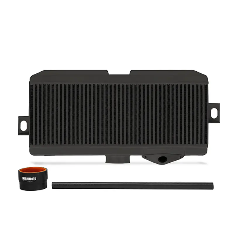 Mishimoto MISMMTMIC-STI-08BKBK Subaru 08-15 WRX STi Top-Mount Intercooler Kit - Powder Coated Black & Black Hoses