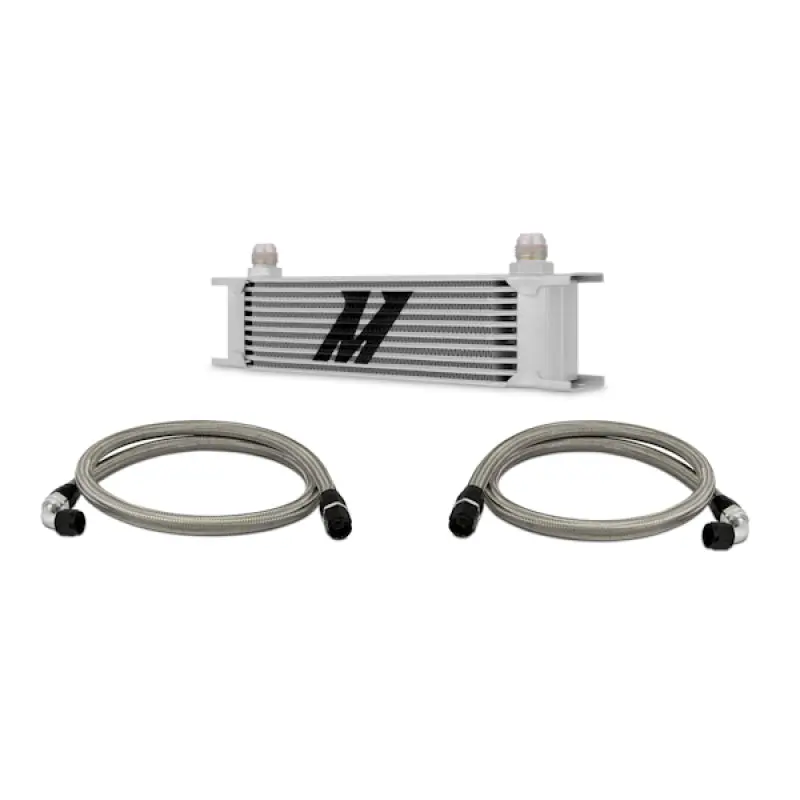 Mishimoto MISMMOC-U Universal 10 Row Oil Cooler Kit (Metal Braided Lines) №15