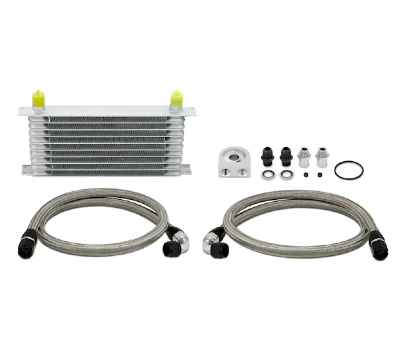 Mishimoto MISMMOC-U Universal 10 Row Oil Cooler Kit (Metal Braided Lines) №5