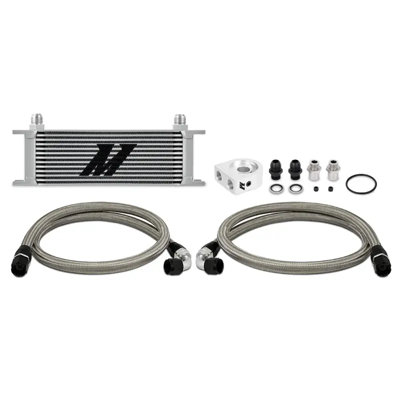 Mishimoto MISMMOC-U13SL Universal 13 Row Oil Cooler Kit (Silver) №1