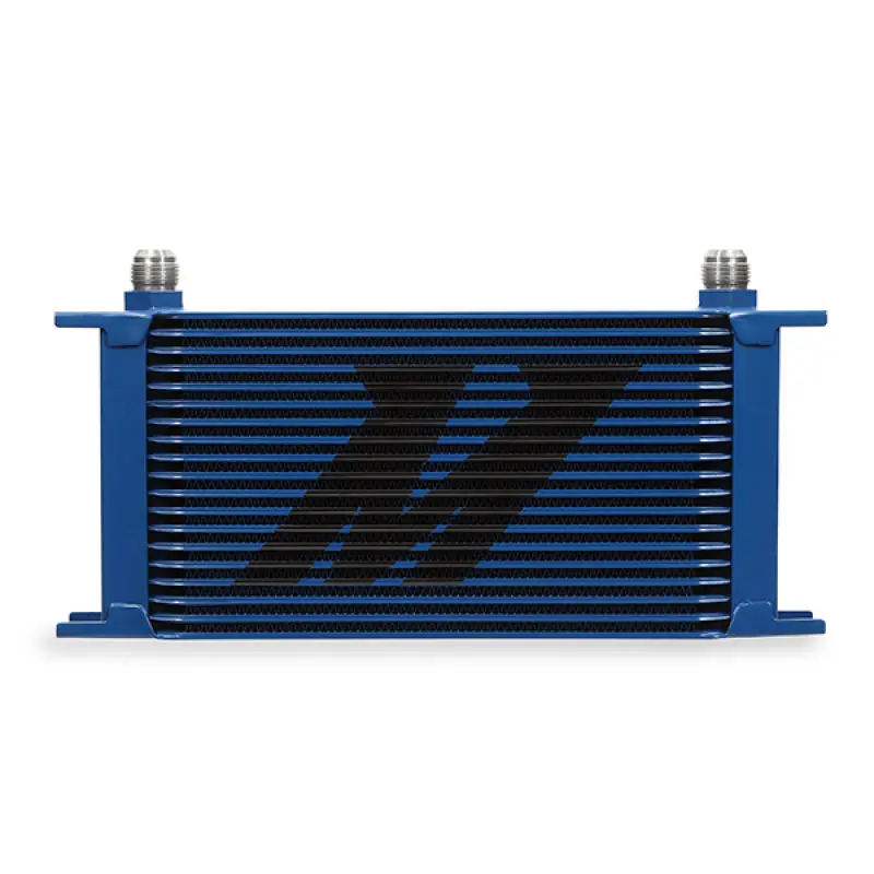 Mishimoto MISMMOC-19BL Universal 19 Row Oil Cooler - Blue