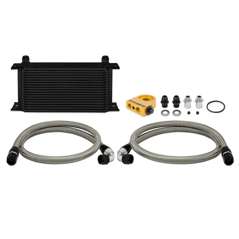 Mishimoto MISMMOC-ULTBK Universal 19 RowThermostatic Oil Cooler Kit - Black №2