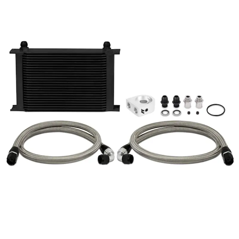 Mishimoto MISMMOC-UHBK Universal 25 Row Oil Cooler Kit (Black Cooler) №2