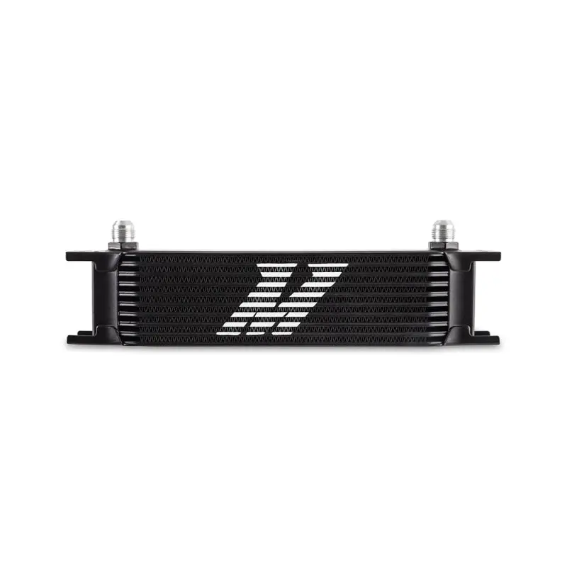 Mishimoto MISMMOC-10-8BK Universal -8AN 10 Row Oil Cooler - Black